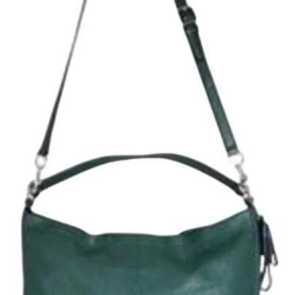 Coach Park Green Pebbled Leather Hobo Crossbody Bag F23293